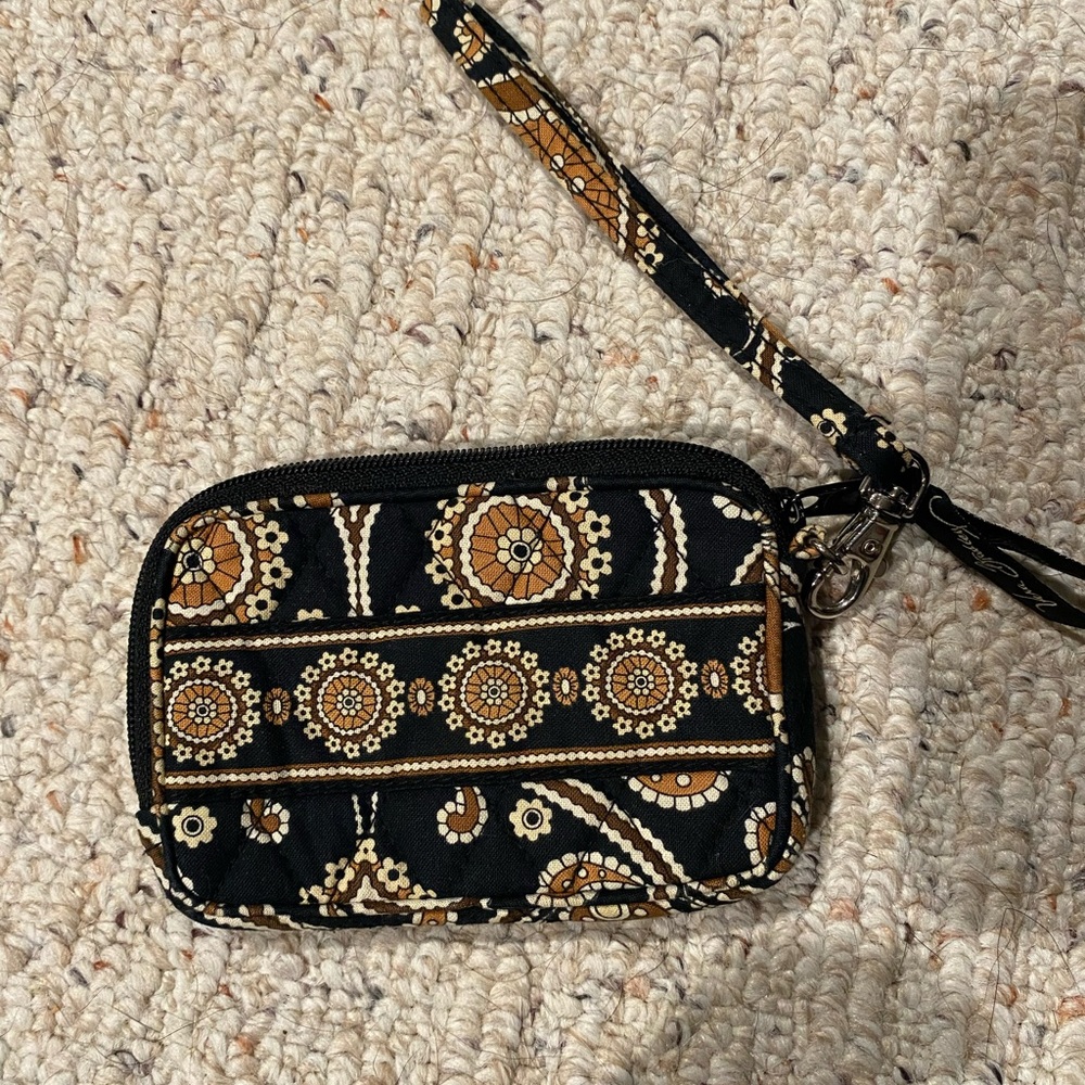Patterned Wristlet with Strap